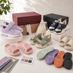 Kids sandals seasonal footwear card