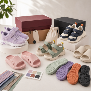 Kids sandals seasonal footwear card