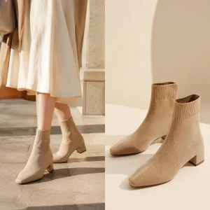 vtrend exact ankle boots knit