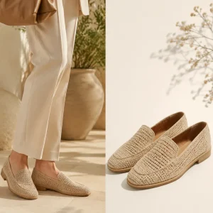 vtrend exact loafers woven
